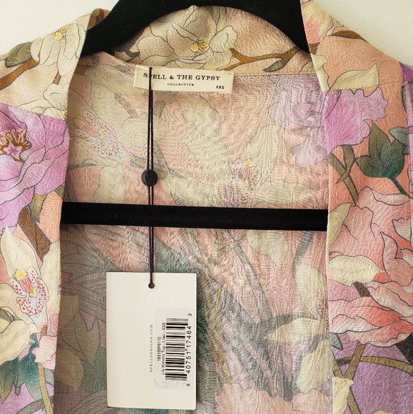 SWAPPED NWT Lily Kimono Tie Top - Picture 5 of 7